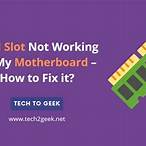 how to know if ram slot is not working
